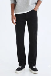 Color Hunt Men's Straight Fit Black Jeans