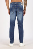 Color Hunt Men's Dark Blue Turkey Fit Washed Denim Jeans