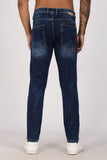 Color Hunt Men's Dark Blue Turkey Fit Washed Denim Jeans