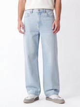 Color Hunt Ice Blue Baggy Fit Denim Jeans for Men