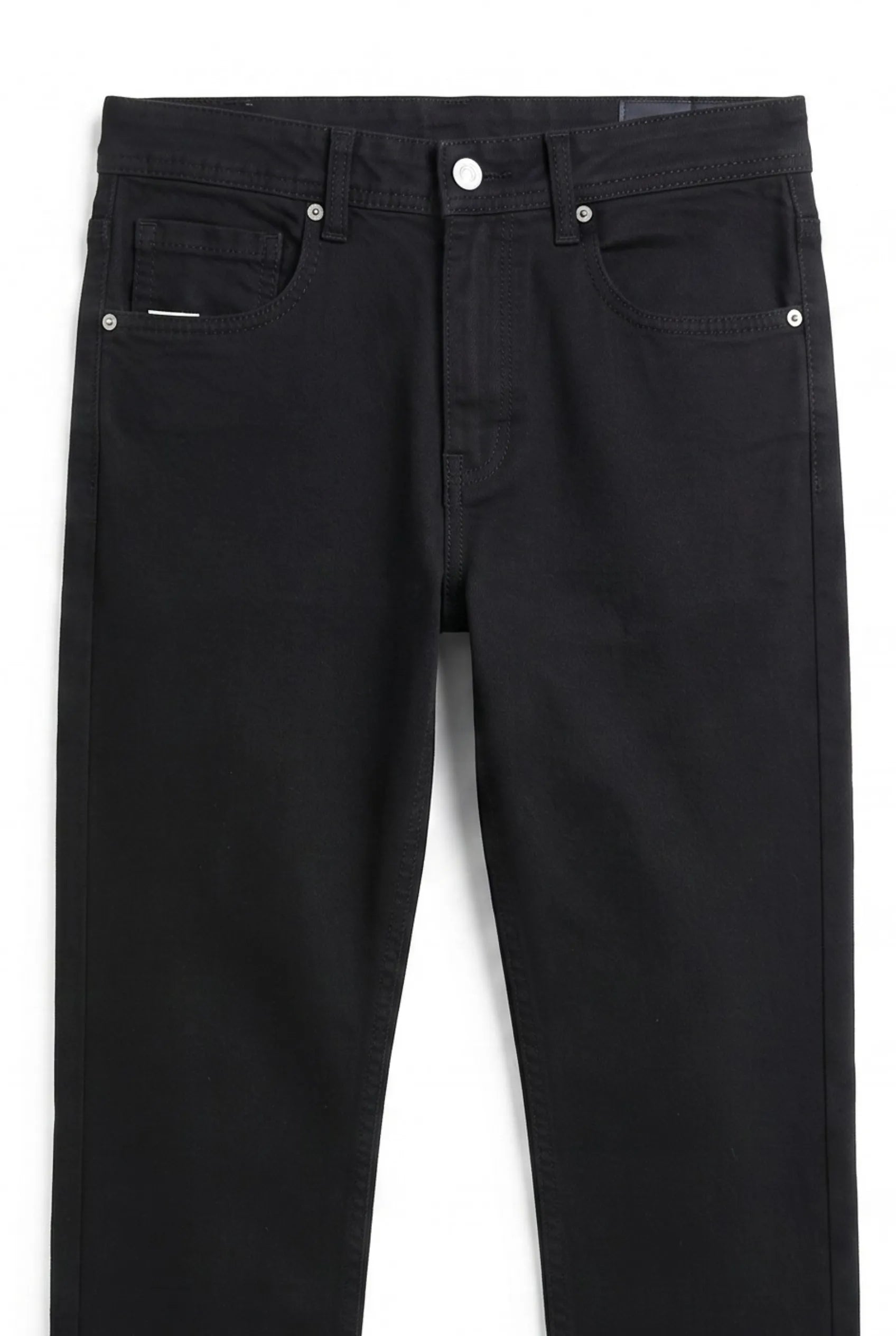 Color Hunt Men's Straight Fit Black Jeans