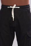 Color Hunt Men's Black Full Length Jogger Fit Cargo Joggers - Colorhunt