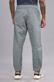 Color Hunt Men's Grey Full Length Future Fit Cargo Joggers - Colorhunt