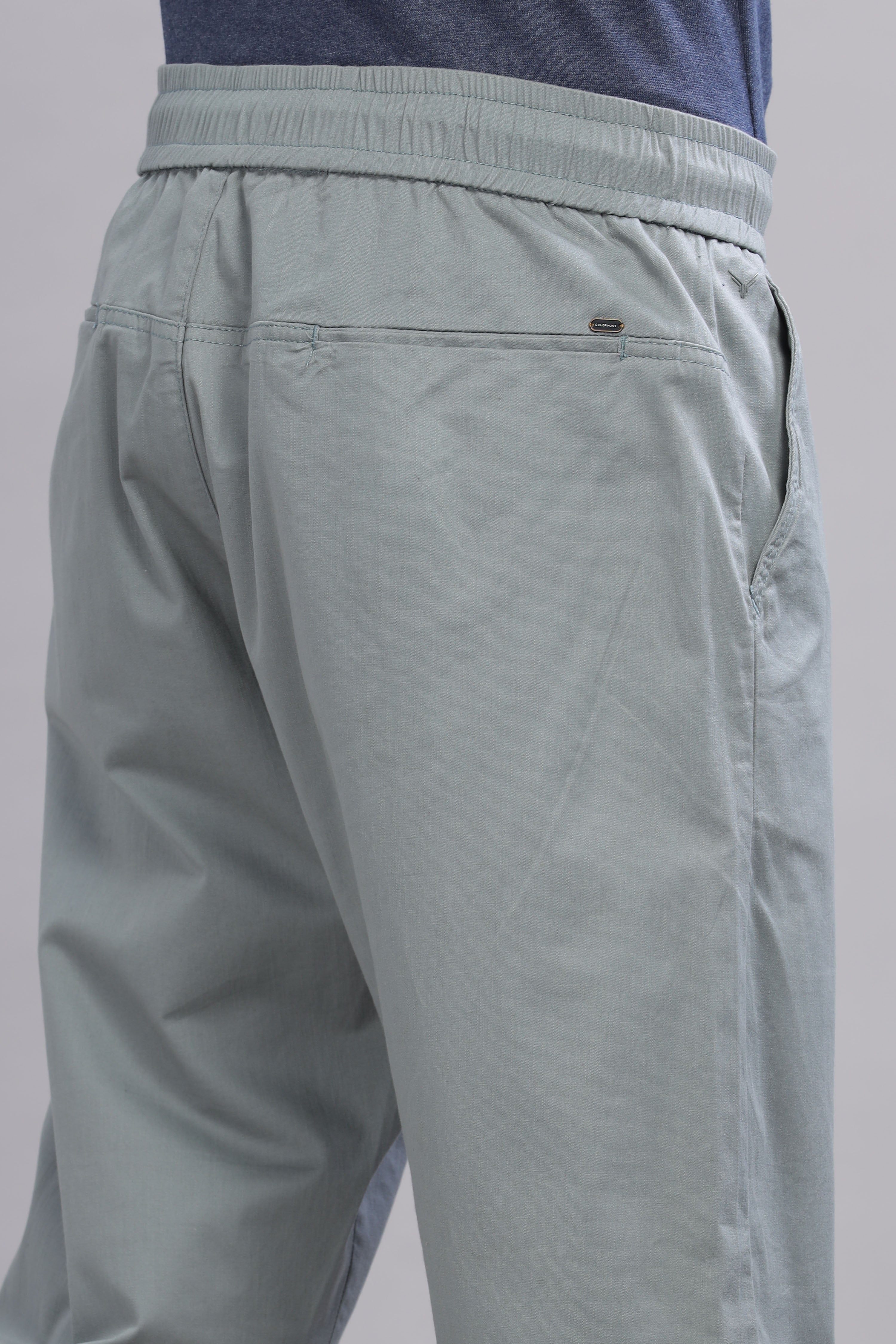 Color Hunt Men's Grey Full Length Future Fit Cargo Joggers - Colorhunt