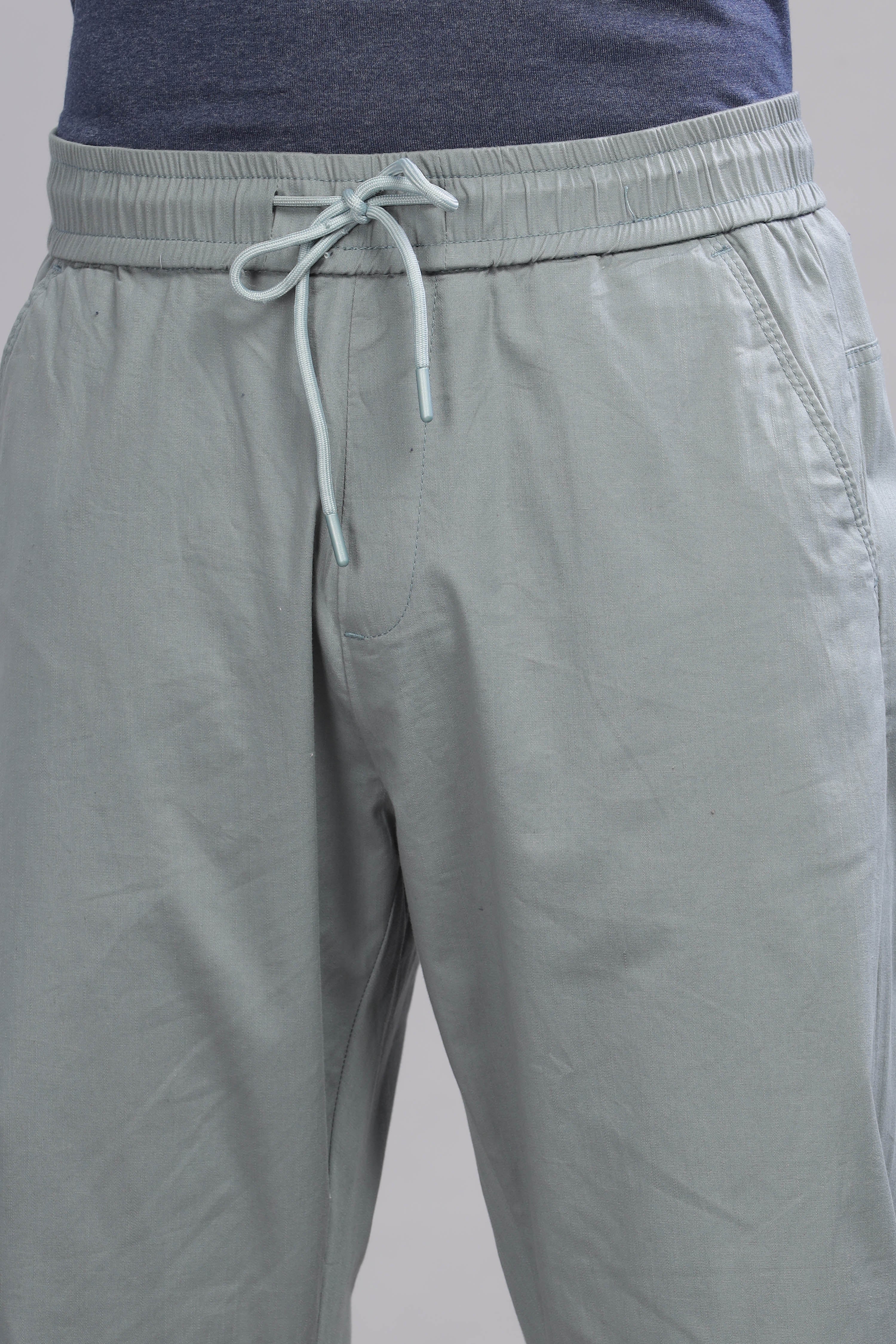 Color Hunt Men's Grey Full Length Future Fit Cargo Joggers - Colorhunt