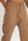 Color Hunt Brown 100% Cotton Solid Jogger - Regular Fit