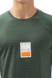 Color Hunt Men's Cotton Green Half Sleeve Printed Regular Tshirt - Colorhunt