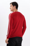 Color Hunt Men's Dark Red Full Sleeve Regular Fit Sweatshirt