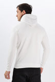 Color Hunt Men's Off-White Full Sleeve Regular Fit Hoodie