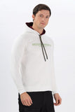 Color Hunt Men's Off-White Full Sleeve Regular Fit Hoodie - Colorhunt