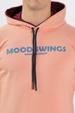 Color Hunt Men's Peach Pink Full Sleeve Regular Fit Hoodie - Colorhunt