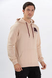 Color Hunt Men's Peach Pink Full Sleeve Regular Fit Hoodie - Colorhunt