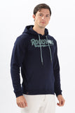 Color Hunt Men's Navy Full Sleeve Regular Fit Hoodie