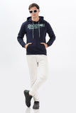 Color Hunt Men's Navy Full Sleeve Regular Fit Hoodie