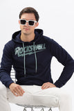 Color Hunt Men's Navy Full Sleeve Regular Fit Hoodie