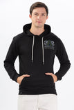 Color Hunt Men's Black Full Sleeve Regular Fit Hoodie