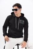 Color Hunt Men's Black Full Sleeve Regular Fit Hoodie