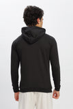 Color Hunt Black 100% Cotton Fleece Solid Hoodie - Regular Fit