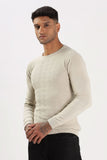 Color Hunt Men's Skin Full Sleeve Regular Fit Flat Knit - Colorhunt