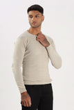 Color Hunt Men's Skin Full Sleeve Regular Fit Flat Knit - Colorhunt