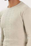 Color Hunt Men's Skin Full Sleeve Regular Fit Flat Knit - Colorhunt