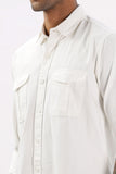 Color Hunt Men's White Full Sleeve nan Shirt - Colorhunt