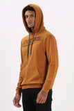 Color Hunt Men's Honey Brown Full Sleeve Regular Fit Hoodie - Colorhunt