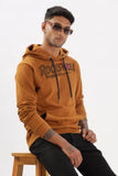 Color Hunt Men's Honey Brown Full Sleeve Regular Fit Hoodie