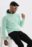 Color Hunt Men's Mint Green Full Sleeve Regular Fit Hoodie