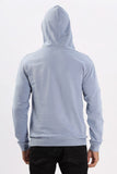 Color Hunt Men's Light Blue Full Sleeve Regular Fit Hoodie - Colorhunt