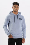 Color Hunt Men's Light Blue Full Sleeve Regular Fit Hoodie