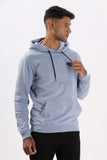 Color Hunt Men's Light Blue Full Sleeve Regular Fit Hoodie - Colorhunt