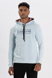 Color Hunt Men's Light Blue Full Sleeve Regular Fit Hoodie