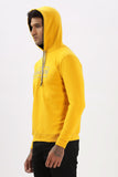 Color Hunt Men's Yellow Full Sleeve Regular Fit Hoodie - Colorhunt