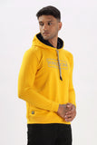 Color Hunt Men's Yellow Full Sleeve Regular Fit Hoodie - Colorhunt