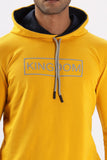 Color Hunt Men's Yellow Full Sleeve Regular Fit Hoodie - Colorhunt