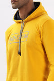 Color Hunt Men's Yellow Full Sleeve Regular Fit Hoodie - Colorhunt