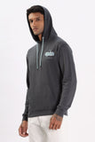 Color Hunt Men's Dark Grey Full Sleeve Regular Fit Hoodie - Colorhunt