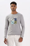 Color Hunt Men's Grey Full Sleeve Regular Fit Sweatshirt - Colorhunt