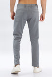 Color Hunt Men's Grey Ankle Length Tappered Fit Trouser