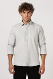 Color Hunt Men's Light Grey Full Sleeve Cotton Shirt