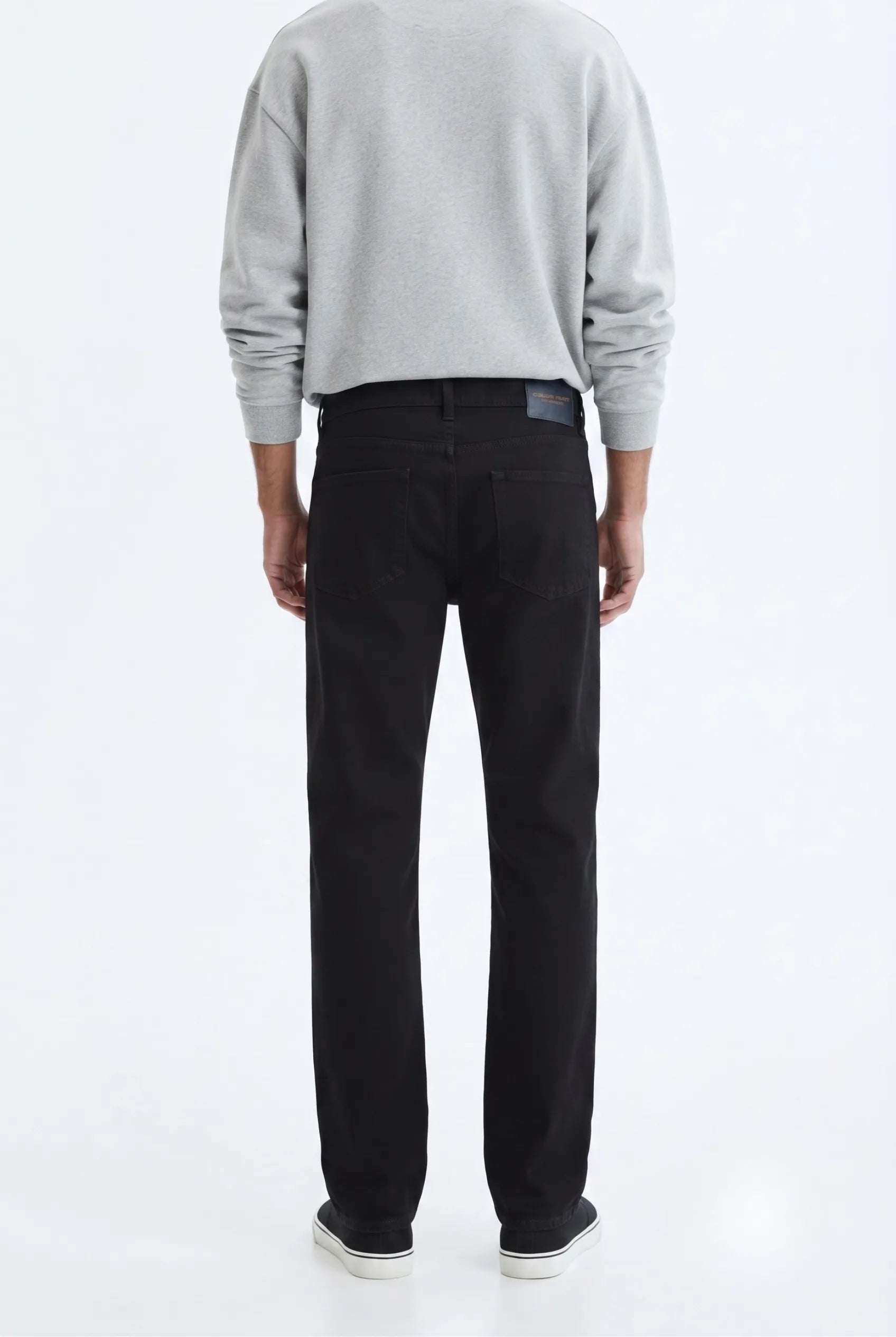 Color Hunt Men's Straight Fit Black Jeans