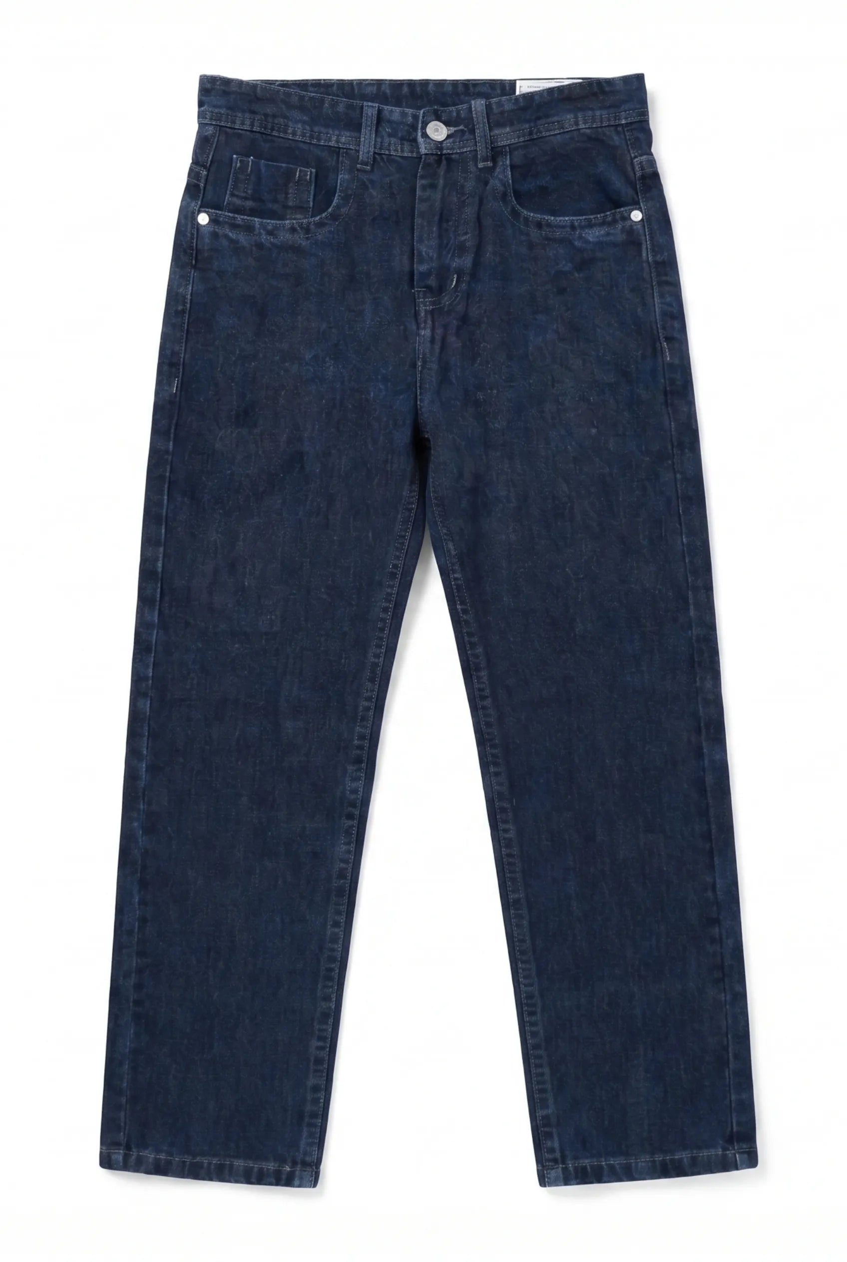 Color Hunt Men's Straight Fit Dark Blue Jeans