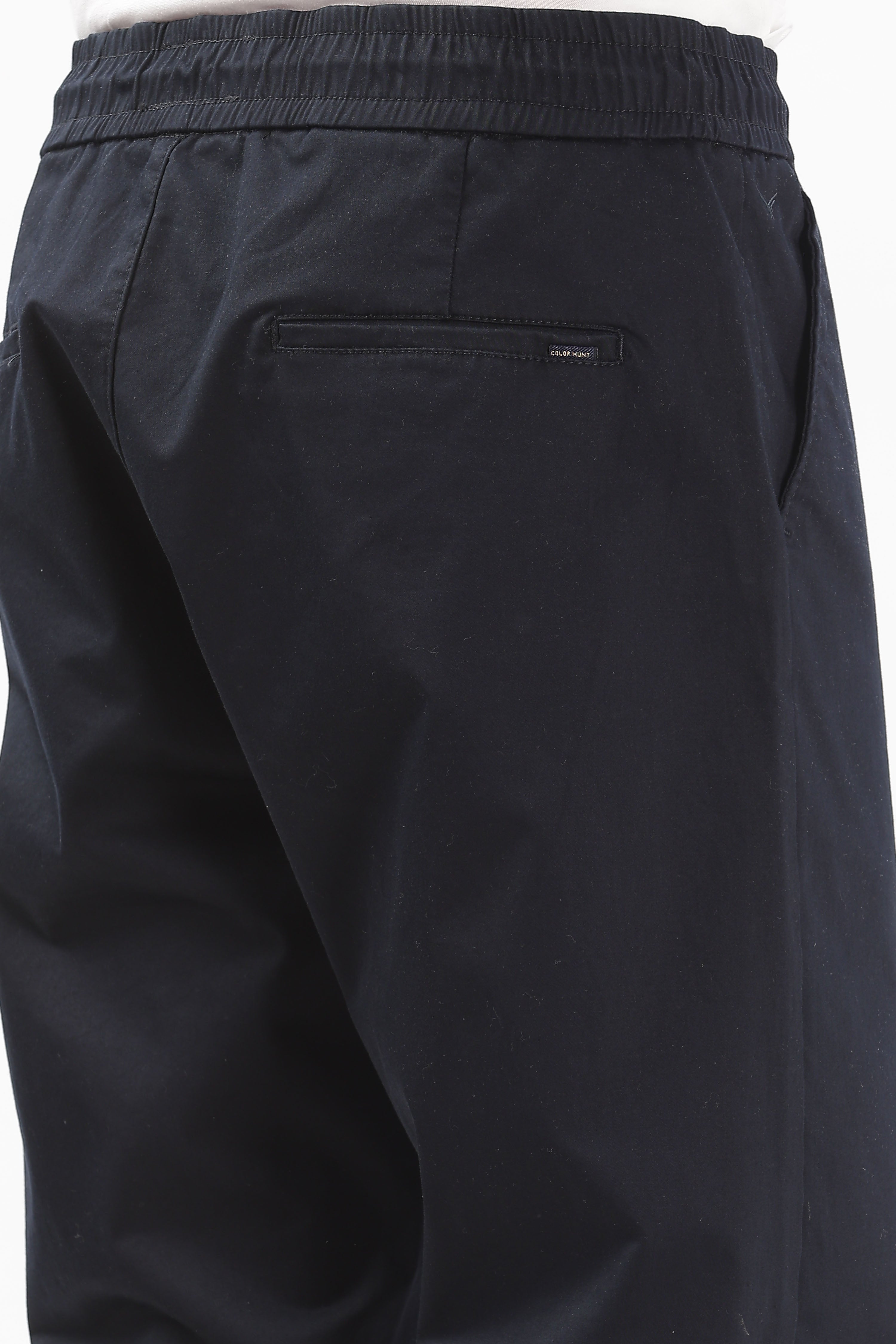 Color Hunt Men's Navy Full Length Future Fit Cargo Joggers - Colorhunt