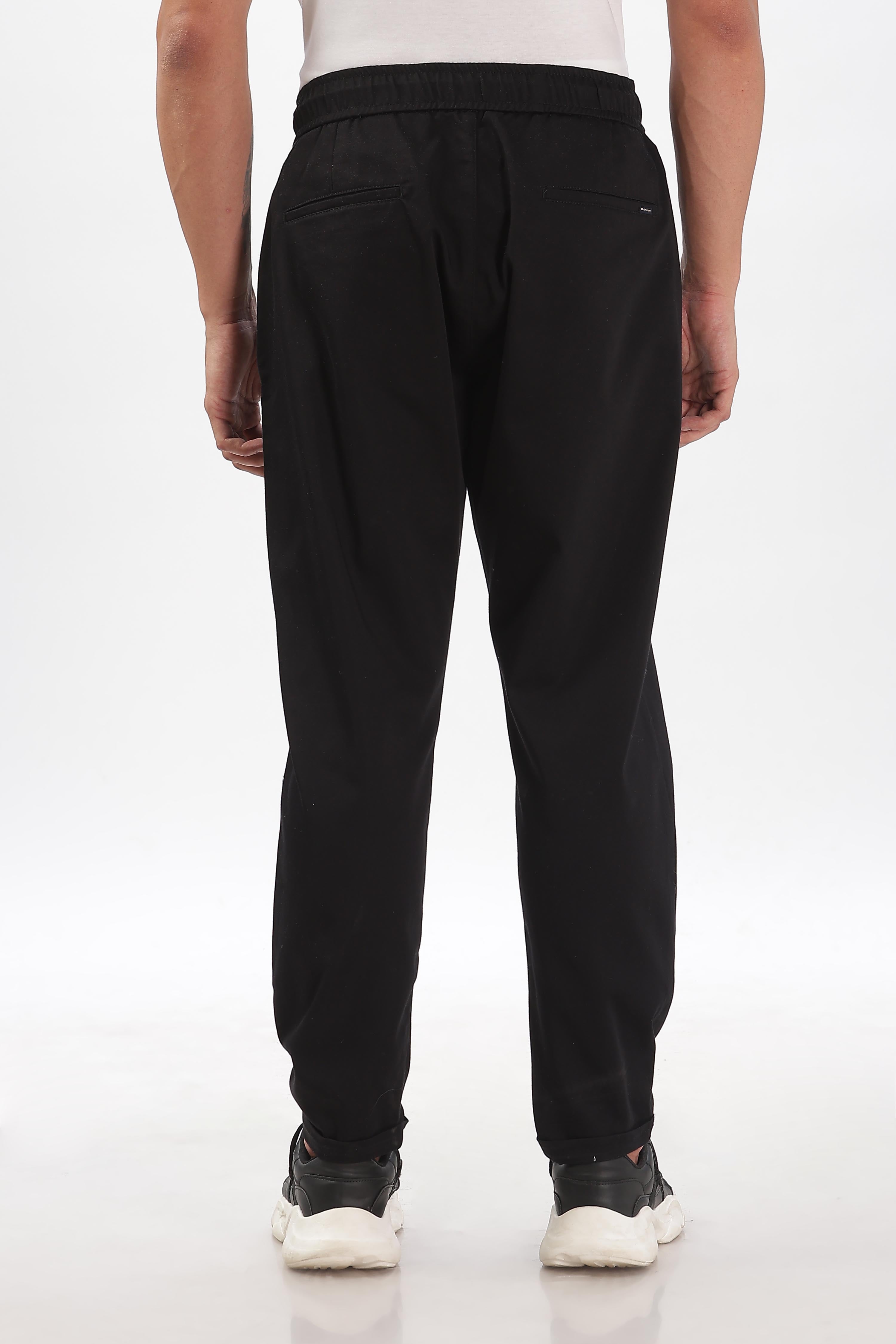 Color Hunt Men's Zet Black Full Length Future Fit Cargo Joggers - Colorhunt