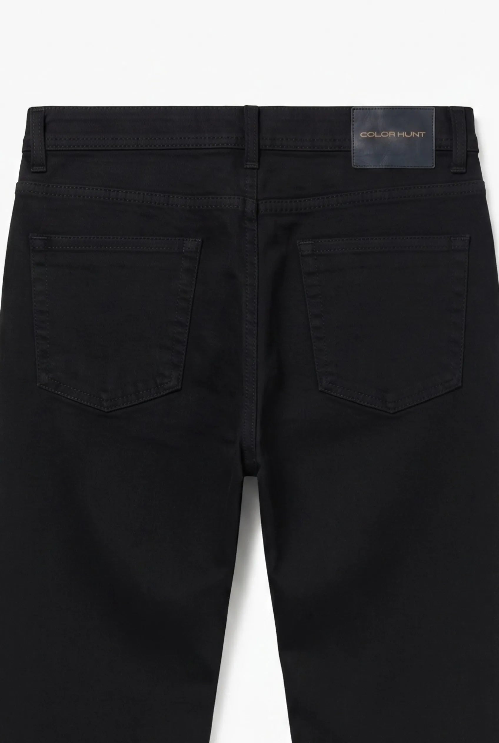 Color Hunt Men's Straight Fit Black Jeans
