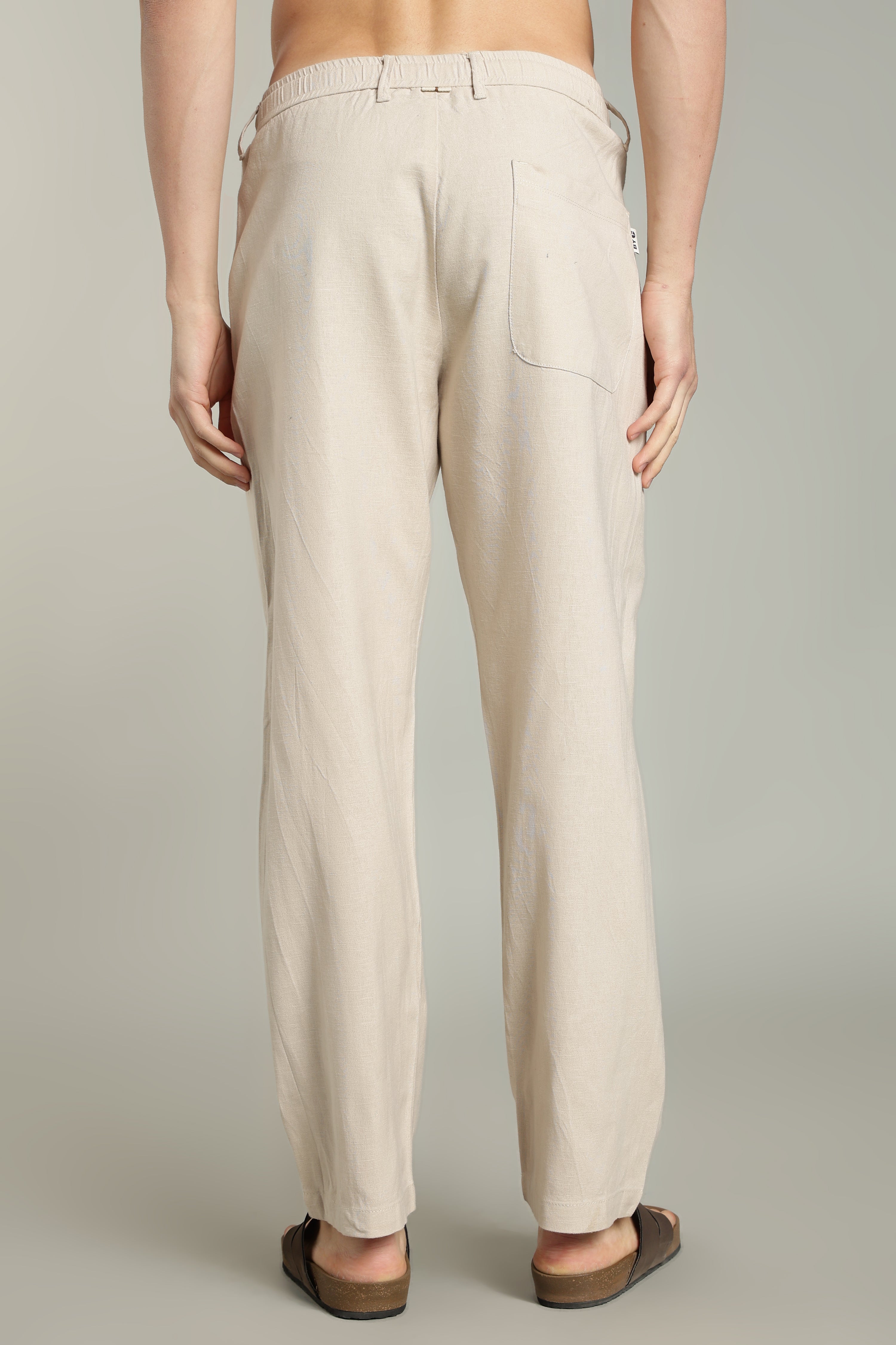 Color Hunt Men's Relaxed Fit Cotton Trousers