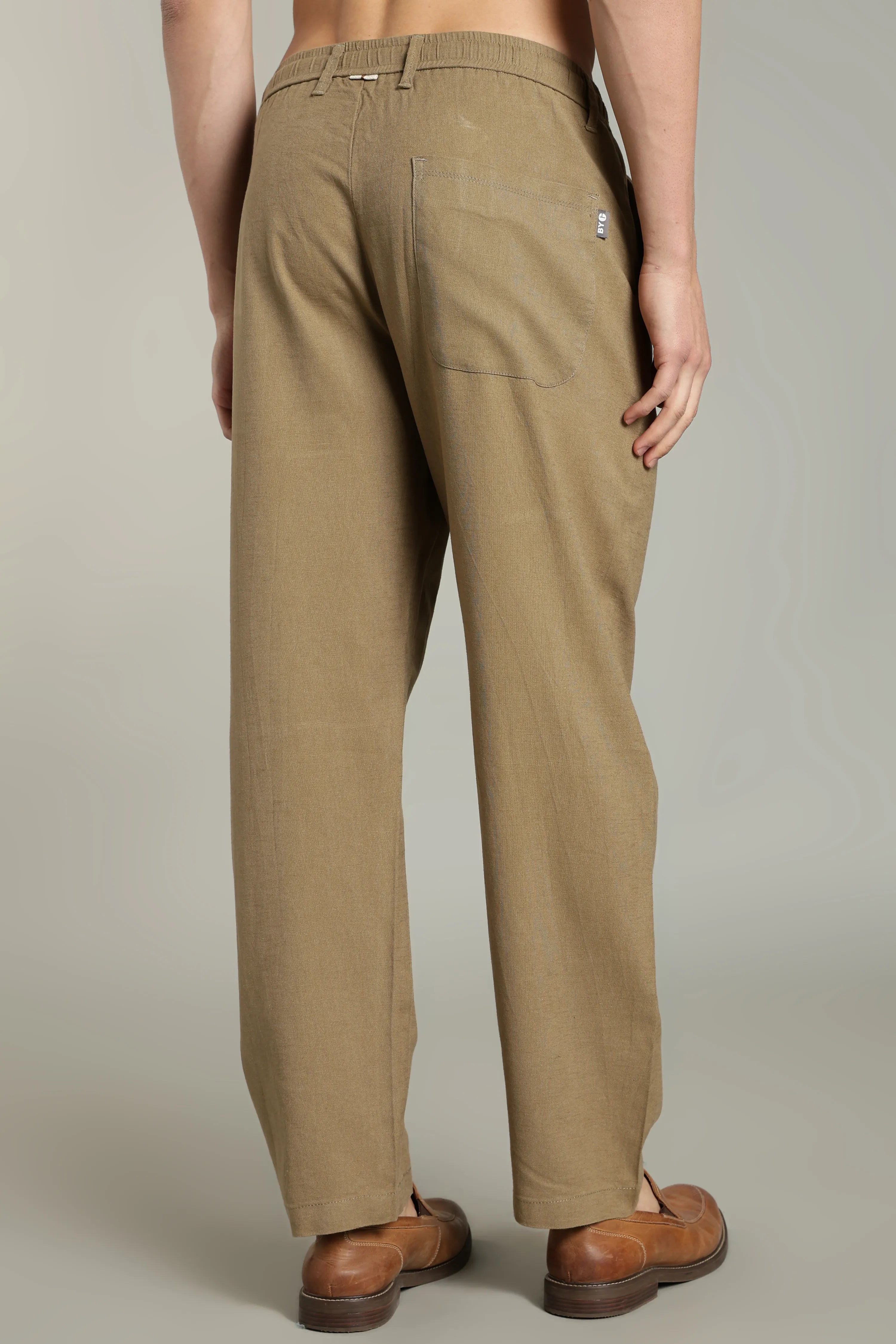 Color Hunt Straight Fit Men Brown Trousers