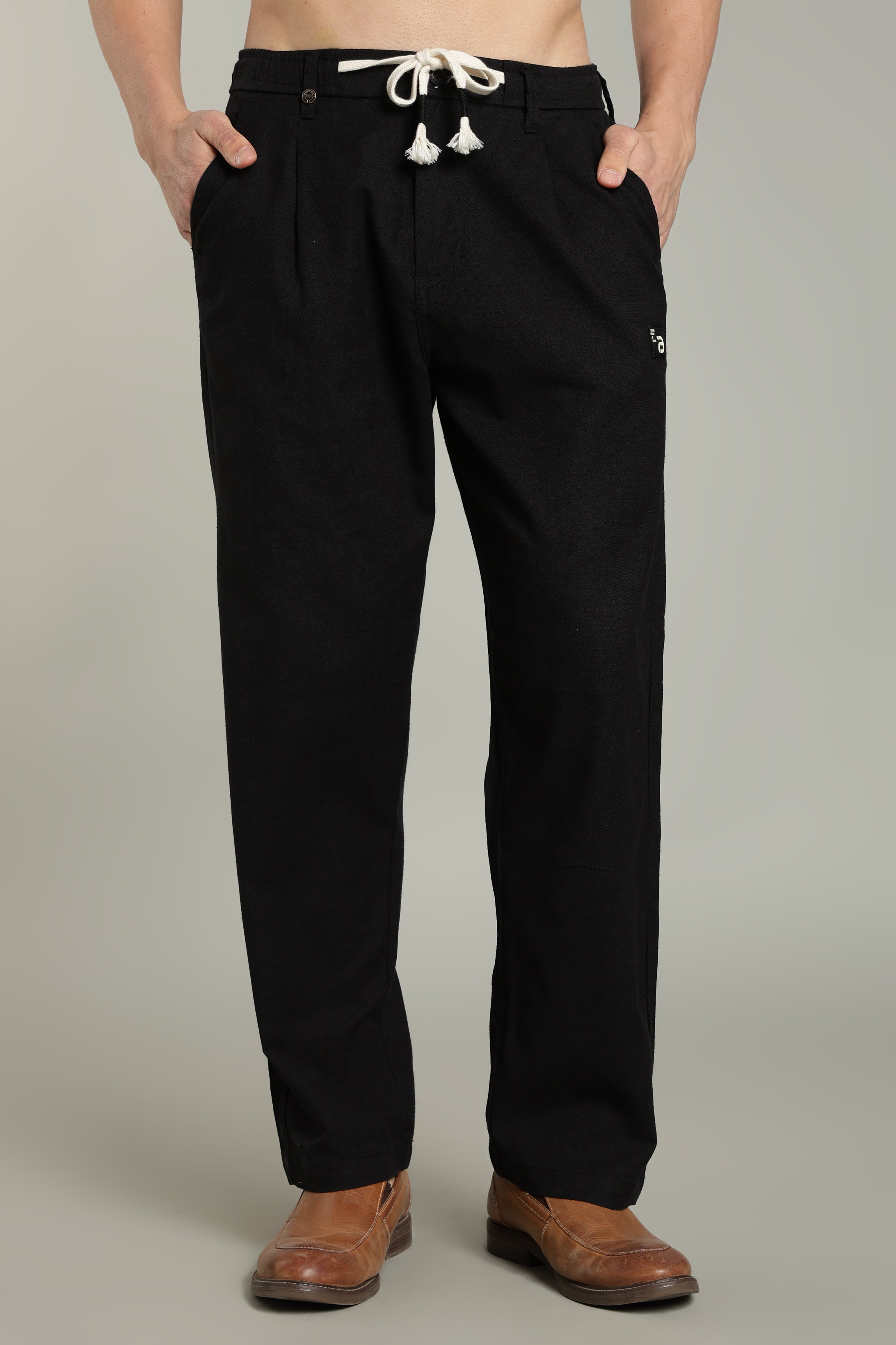 Color Hunt Men's Relaxed Fit Cotton Trousers