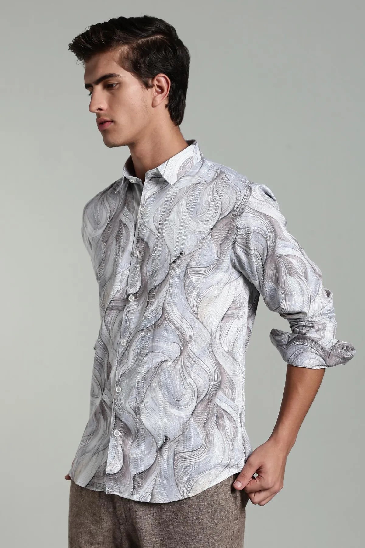 Color Hunt Men Printed Casual Multicolor Shirt